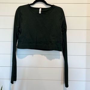 Long sleeve ribbed Lululemon Ebb To Street